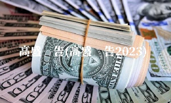 高盛报告(高盛报告2023)