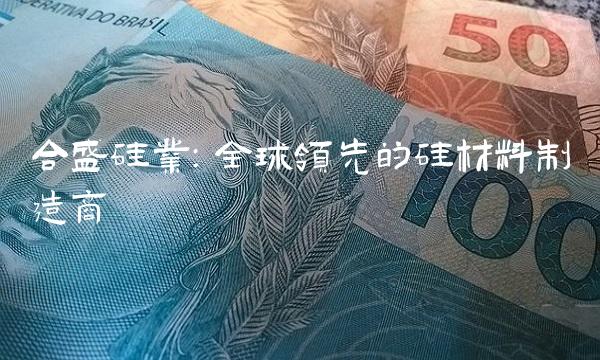 合盛硅业：全球领先的硅材料制造商