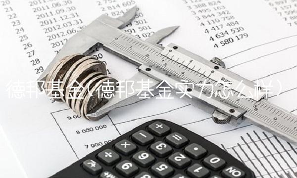 德邦基金(德邦基金实力怎么样)